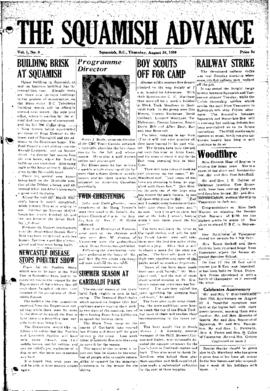 Squamish Advance: Thursday, August 24, 1950