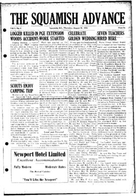 Squamish Advance: Thursday, August 26, 1954