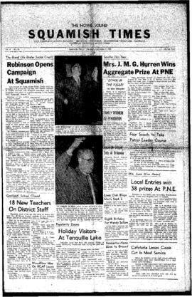 Squamish Times: Thursday, September 1, 1960