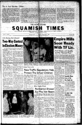 Squamish Times: Thursday, September 8, 1960