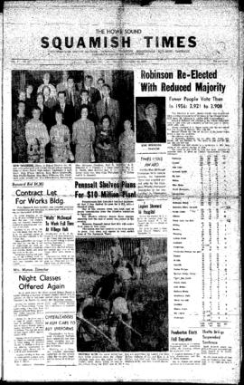 Squamish Times: Thursday, September 15, 1960