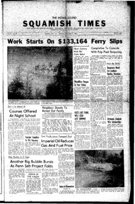 Squamish Times: Thursday, September 22, 1960