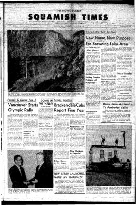 Squamish Times: Thursday, January 26, 1961