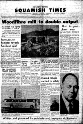 Squamish Times: Thursday, July 25, 1963