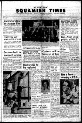 Squamish Times: Thursday, August 29, 1963