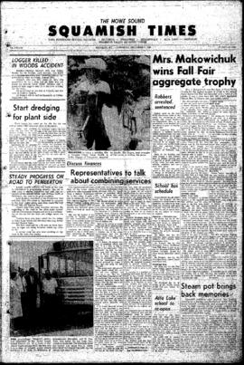 Squamish Times: Thursday, September 3, 1964