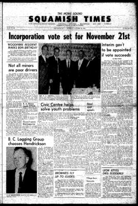 Squamish Times: Thursday, October 29, 1964