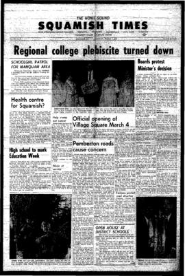 Squamish Times: Thursday, March 2, 1967