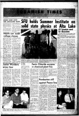 Squamish Times: Wednesday, August 21, 1968