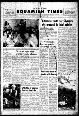 Squamish Times: Wednesday, October 2, 1968