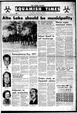 Squamish Times: Wednesday, November 17, 1971