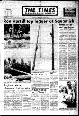 Squamish Times: Wednesday, August 8, 1973