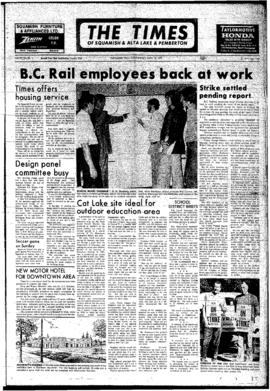 Squamish Times: Wednesday, September 19, 1973