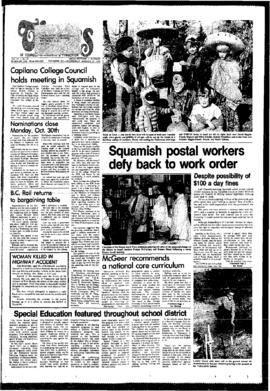 Squamish Times: Wednesday, October 25, 1978