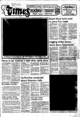 Squamish Times: Tuesday, July 21, 1981