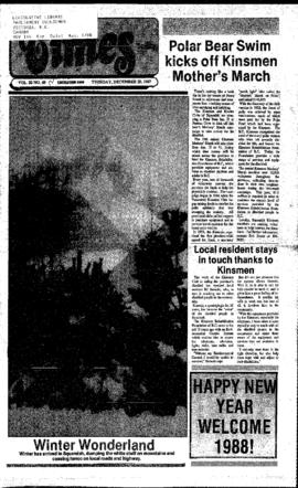 Squamish Times: Tuesday, December 29, 1987