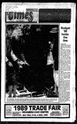 Squamish Times: Tuesday, May 16, 1989