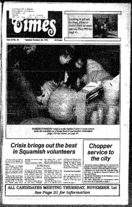 Squamish Times: Tuesday, October 30, 1990