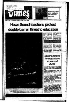 Squamish Times: Tuesday, April 23, 1991