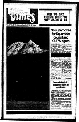 Squamish Times: Wednesday, May 22, 1991