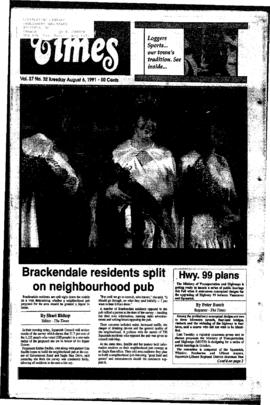 Squamish Times: Tuesday, August 6, 1991