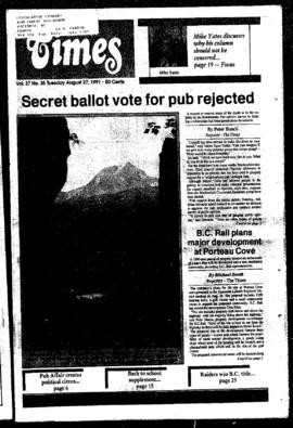 Squamish Times: Tuesday, August 27, 1991