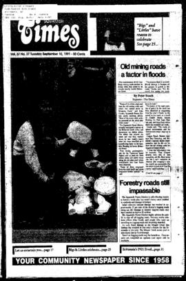 Squamish Times: Tuesday, September 10, 1991