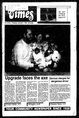 Squamish Times: Tuesday, January 7, 1992