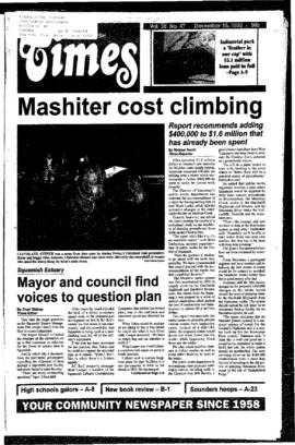 Squamish Times: Tuesday, December 15, 1992