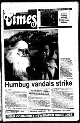 Squamish Times: Tuesday, December 8, 1992