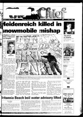 Squamish Chief: Tuesday, November 18, 1997