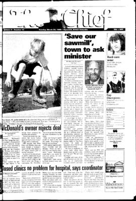 Squamish Chief: Tuesday, March 23, 1999