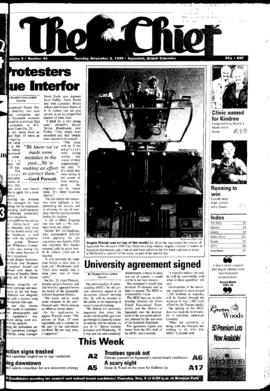 Squamish Chief: Tuesday, November 2, 1999