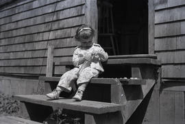 Carol on steps