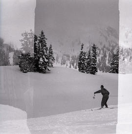 Slopes outside chalet