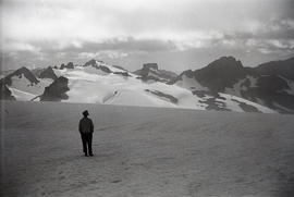 Travers on glacier, Black Tusk