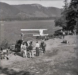 Helicopter at Alta Lake