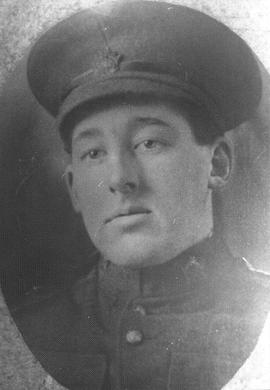 Portrait of Scott MacDonald during first World War