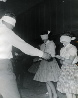 Dancing with blindfolds