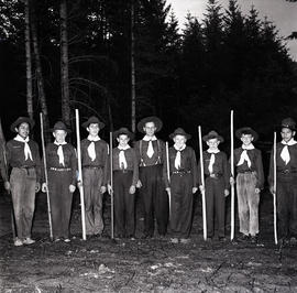 Group of boys [Scouts?]