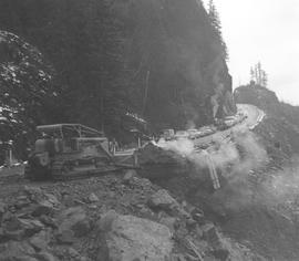 Road washout south of Porteau