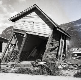 Collapsing house