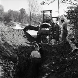 Digging a ditch