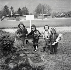 Children playing outside