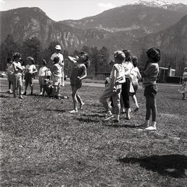 Children in field