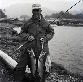 Fisherman with fish