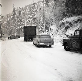 Snow on road