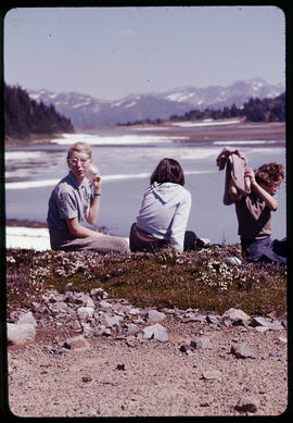 On the shores of Helm Lake