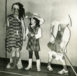 Children in costumes