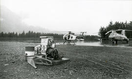 Helicopter gas station